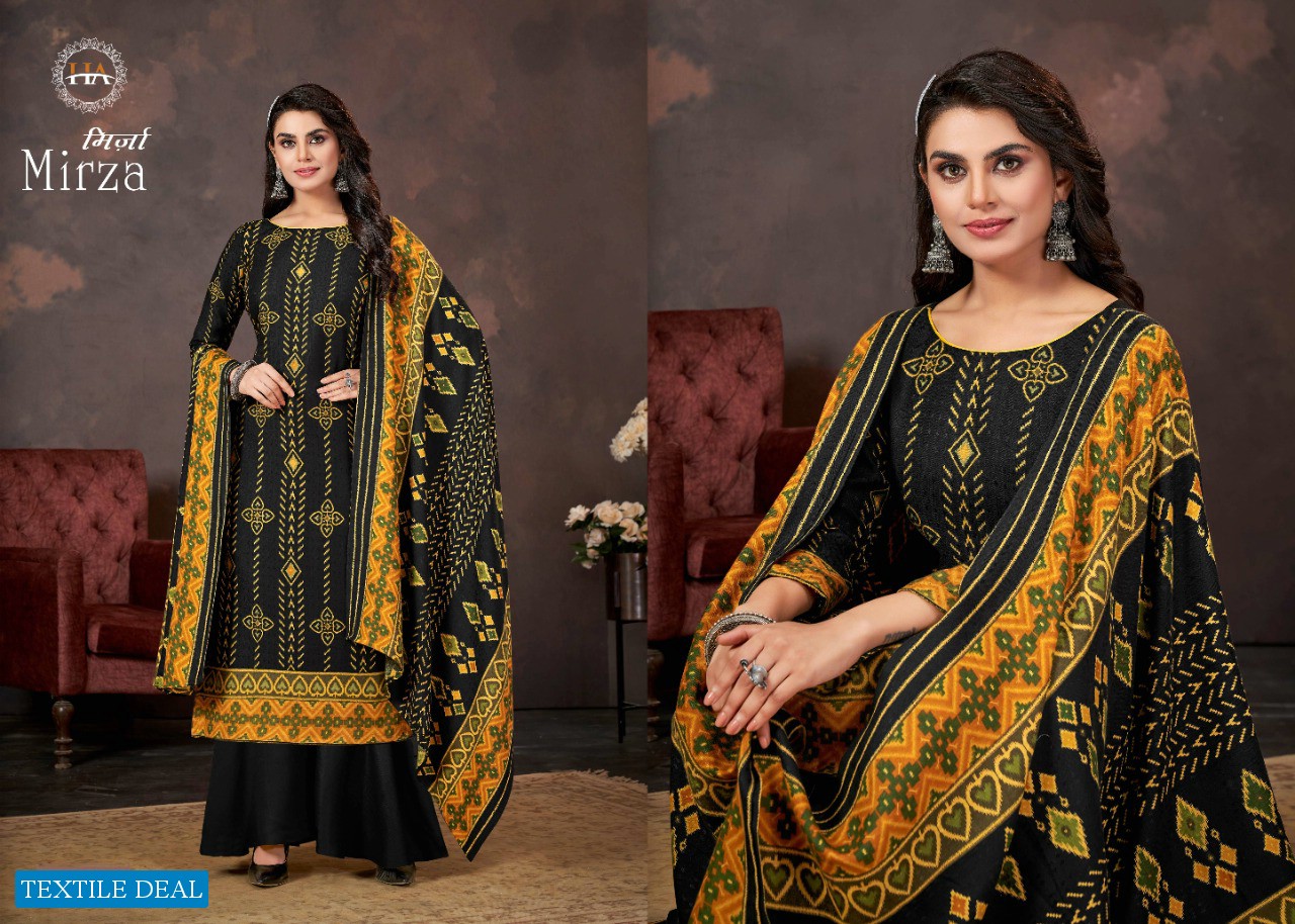 Harshit Mirza wholesale Pure Wool Pashmina Dress Material