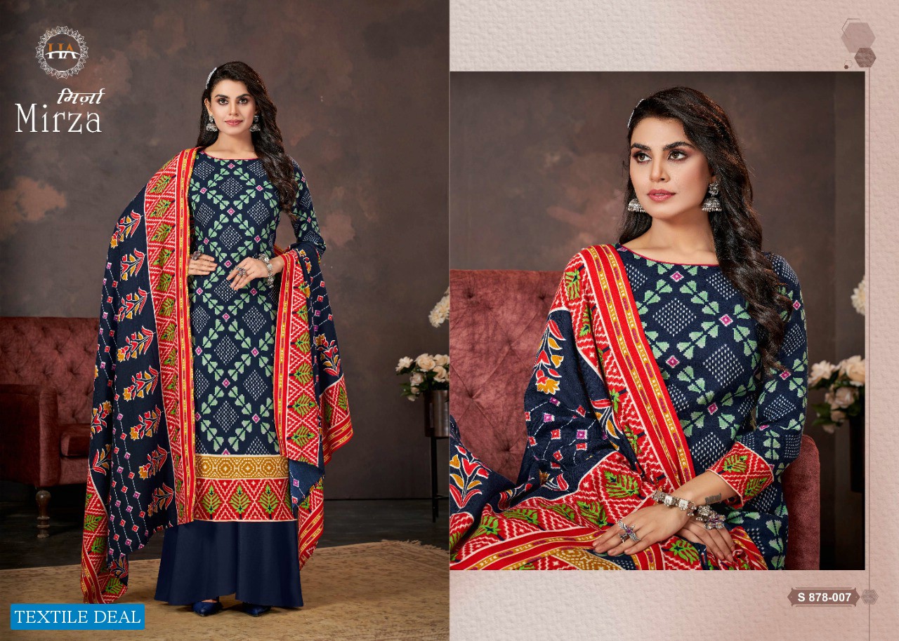 Harshit Mirza wholesale Pure Wool Pashmina Dress Material