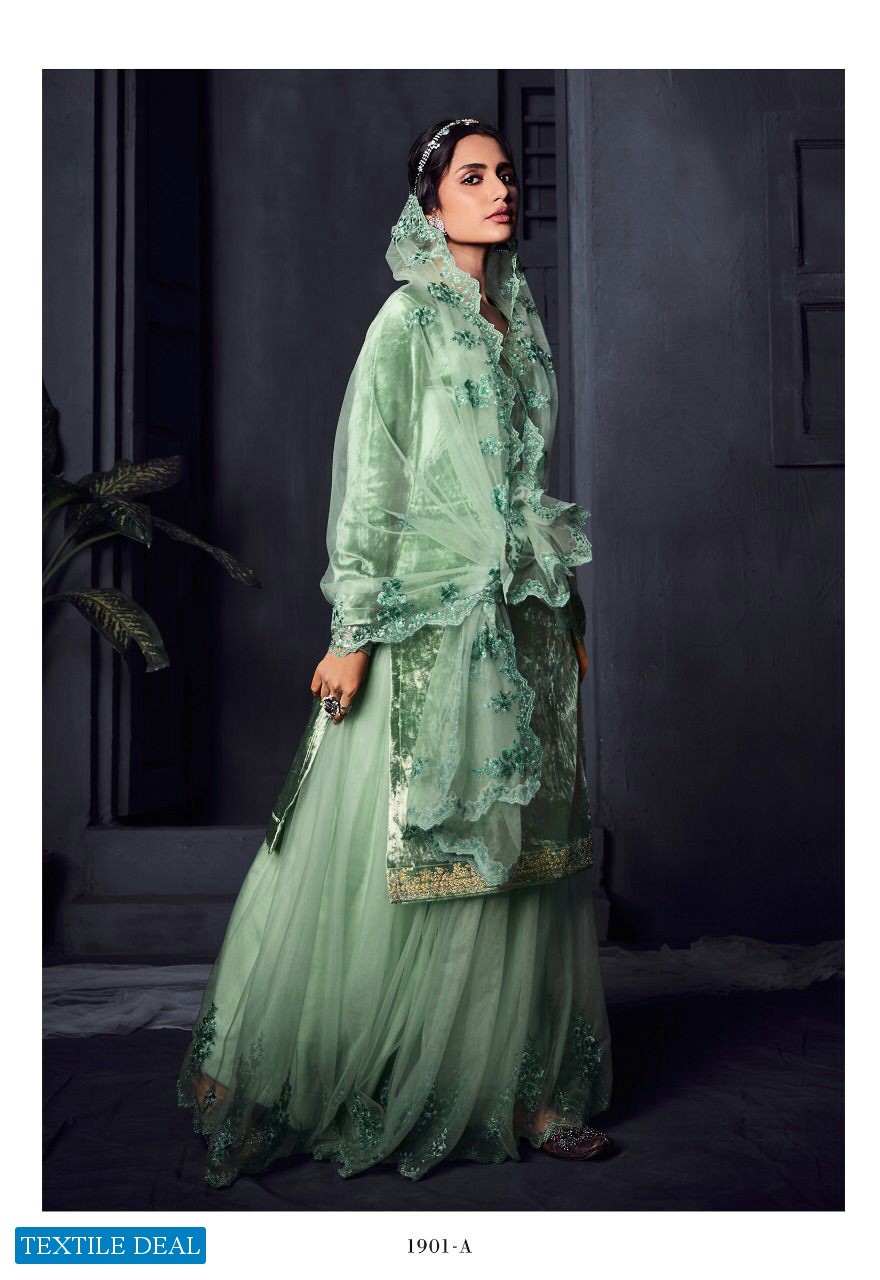 Varsha Alishq Wholesale Pure Velvet With Embroidery Salwar Kameez