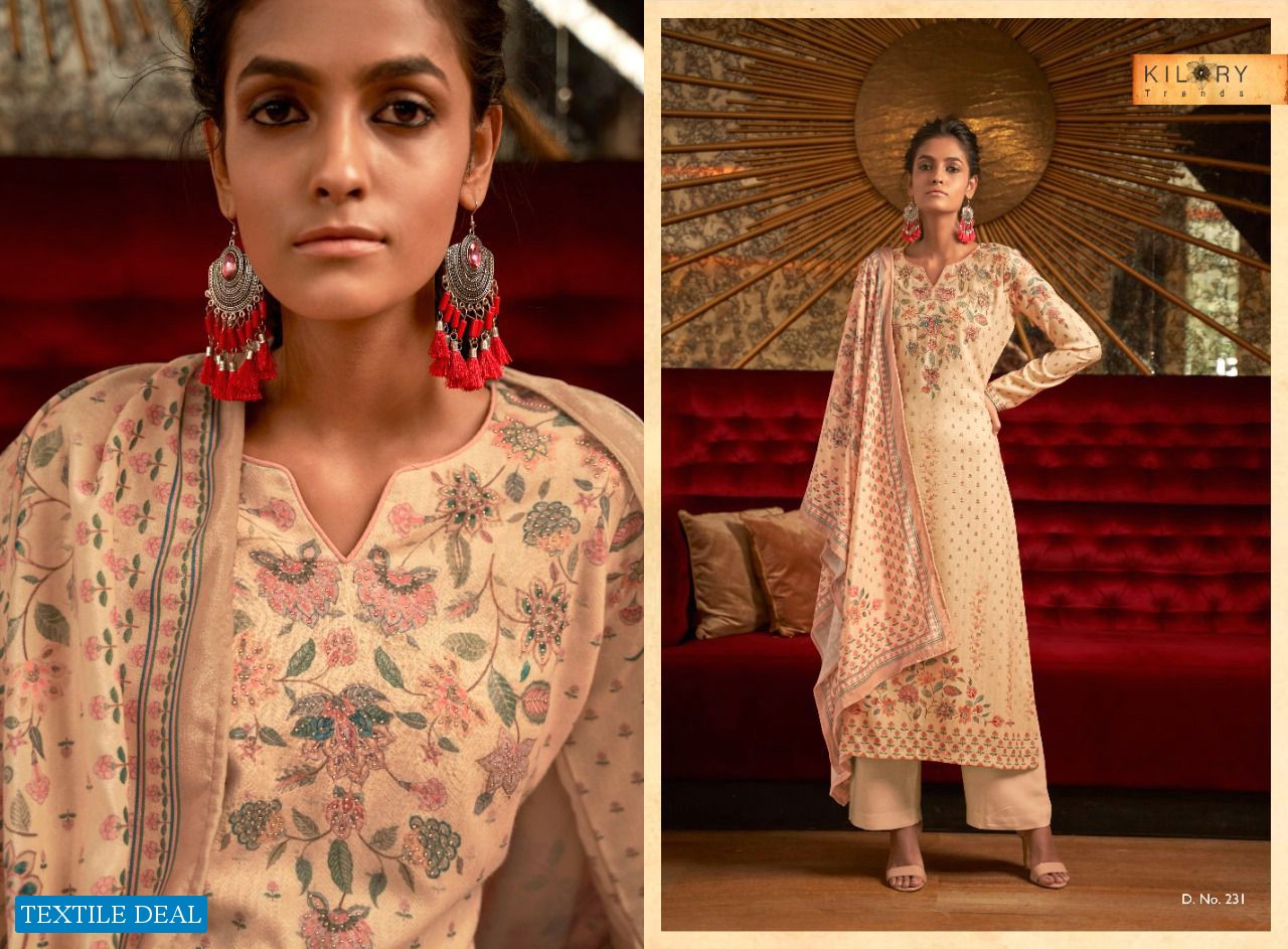 KILORY TRENDS LAUNCH HIYA PASHMINA DIGITAL PRINTED SALWAR KAMEEZ