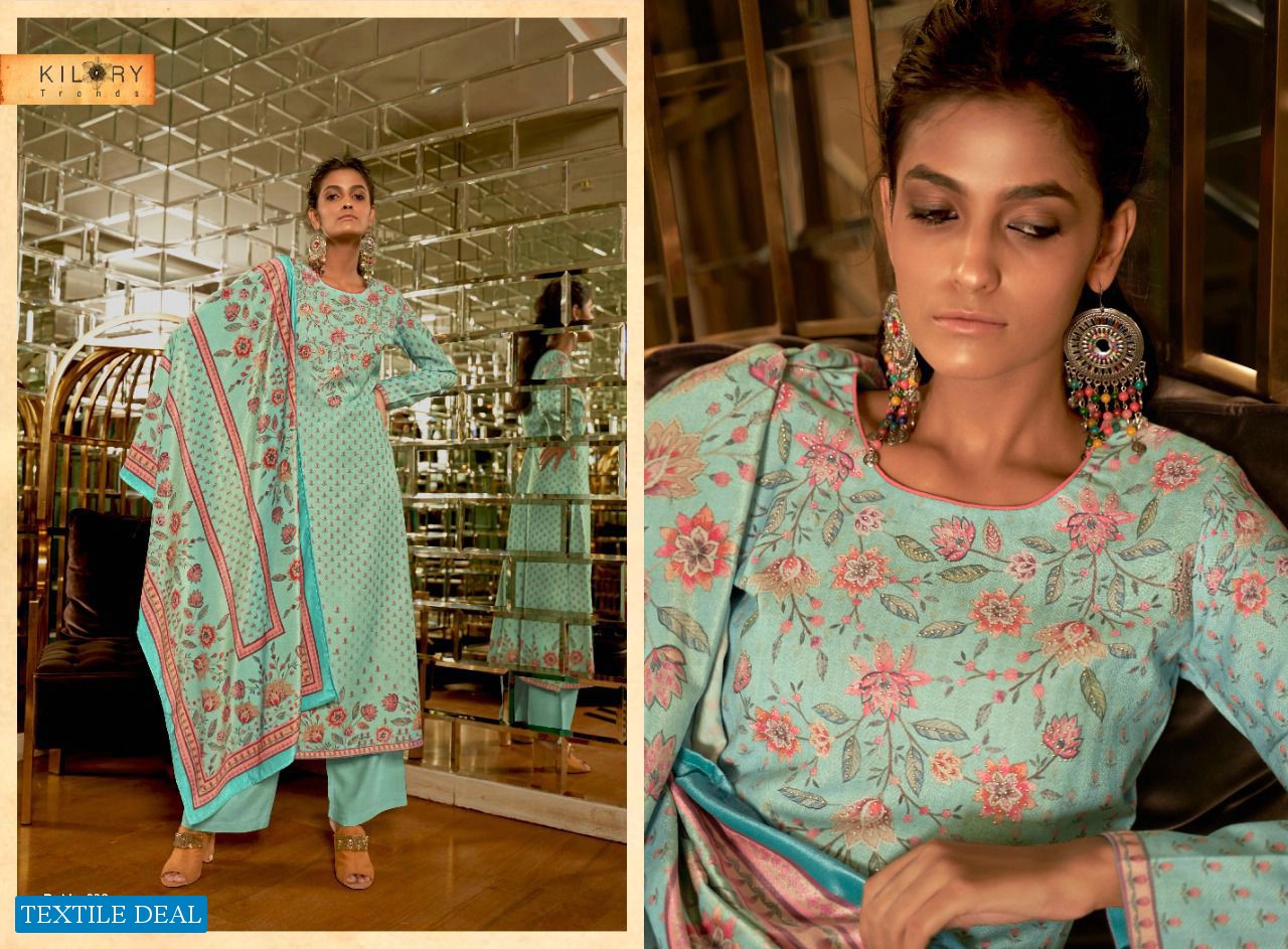 KILORY TRENDS LAUNCH HIYA PASHMINA DIGITAL PRINTED SALWAR KAMEEZ