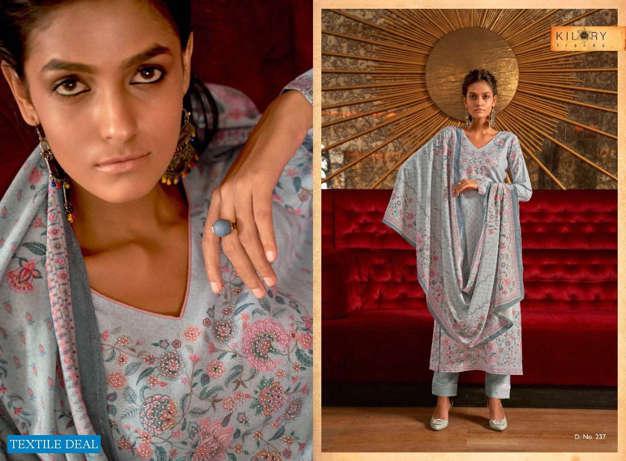 KILORY TRENDS LAUNCH HIYA PASHMINA DIGITAL PRINTED SALWAR KAMEEZ