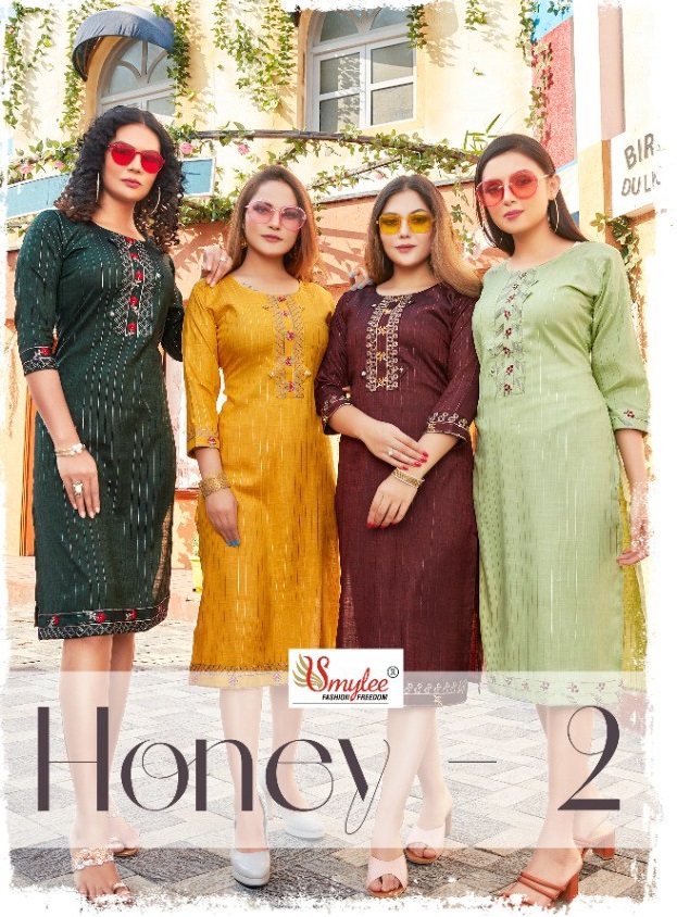 Smylee Honey Vol-2 wholesale Long Indian Tops