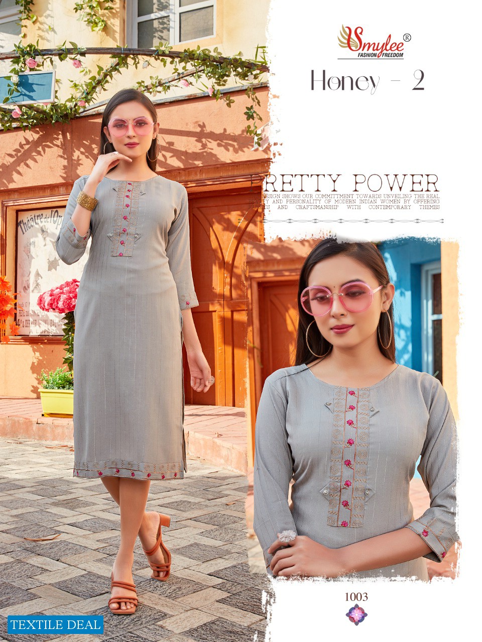 Smylee Honey Vol-2 wholesale Long Indian Tops