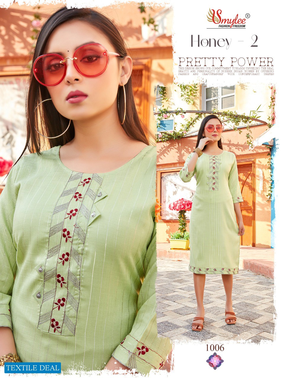 Smylee Honey Vol-2 wholesale Long Indian Tops