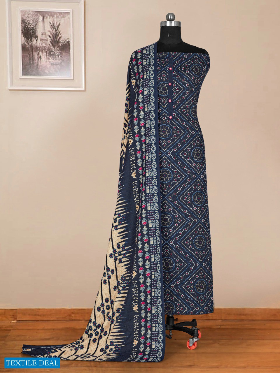 Bipson Preeto 1709 wholesale Shopping Pure Pashmina Winter Dress