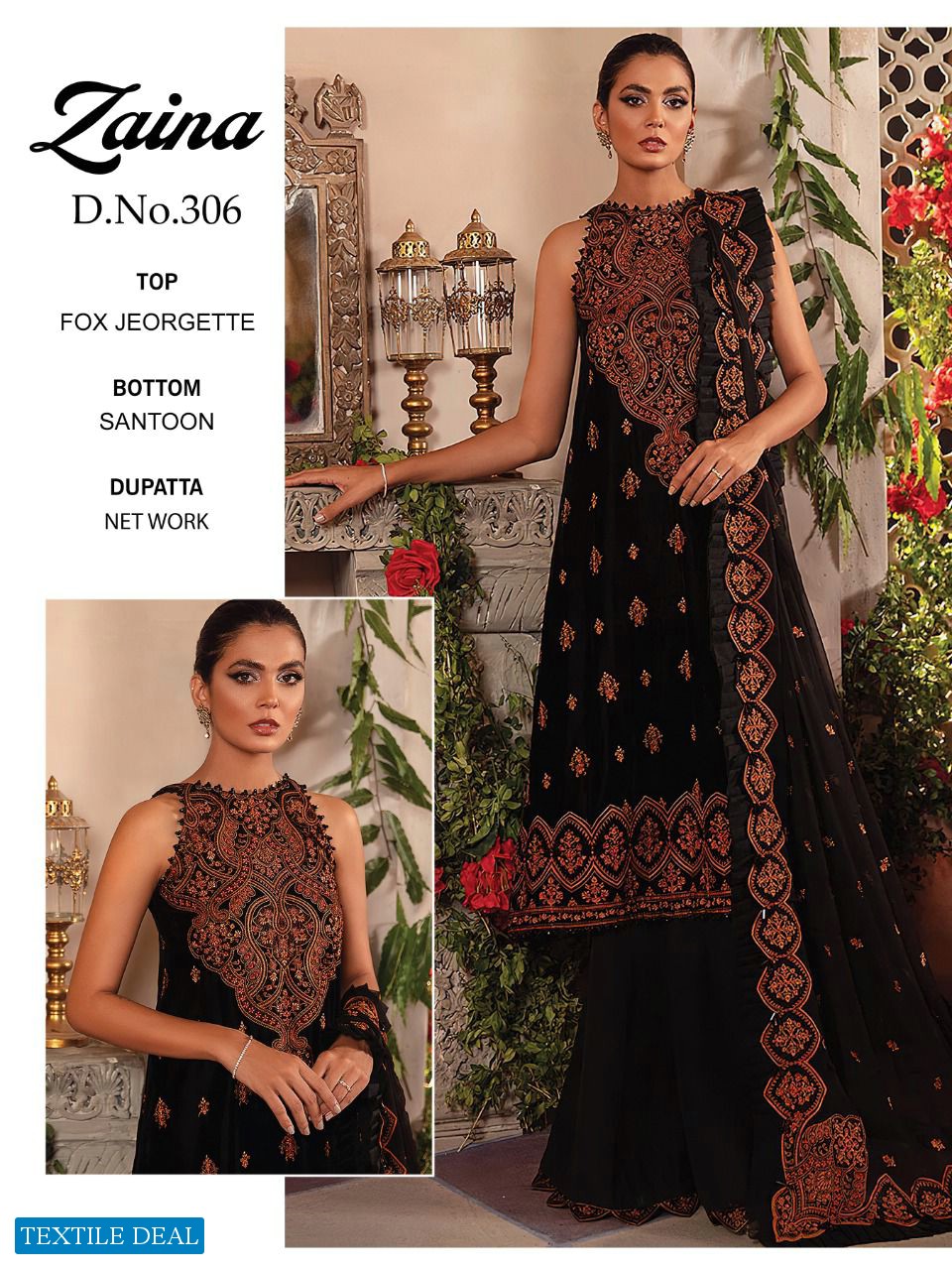 Zaina Vol-12 Wholesale Pakistani Concept Dress