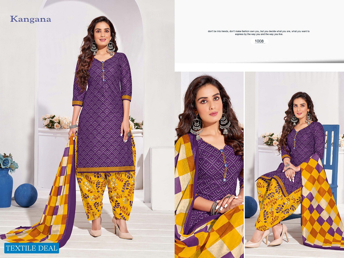 Ganesha Kangana Vol-1 Wholesale Pure Cotton Dress Material