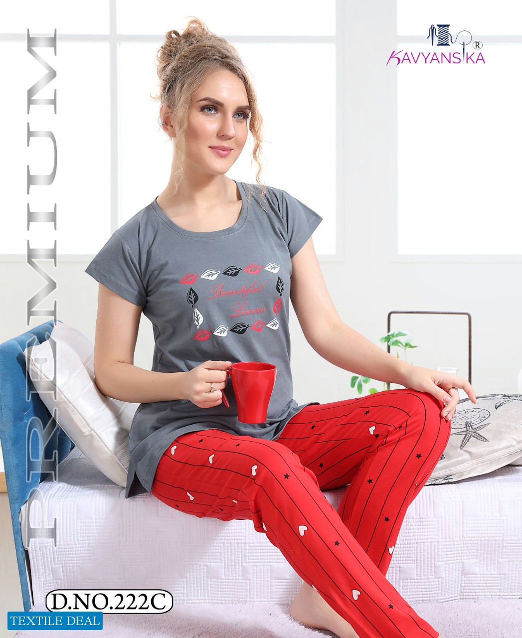 Kavyansika Full Pyjama Vol-222 Wholesale Women Pyjama Night Suits