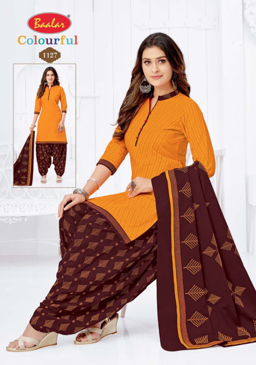 Baalar Colourful Vol-11 Wholesale Pure Cotton Dress Material