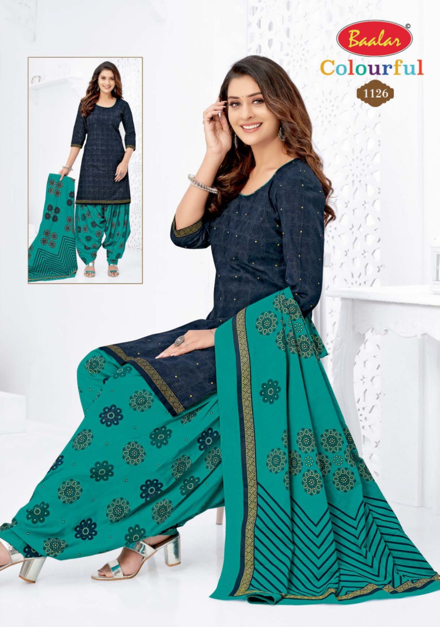 Baalar Colourful Vol-11 Wholesale Pure Cotton Dress Material