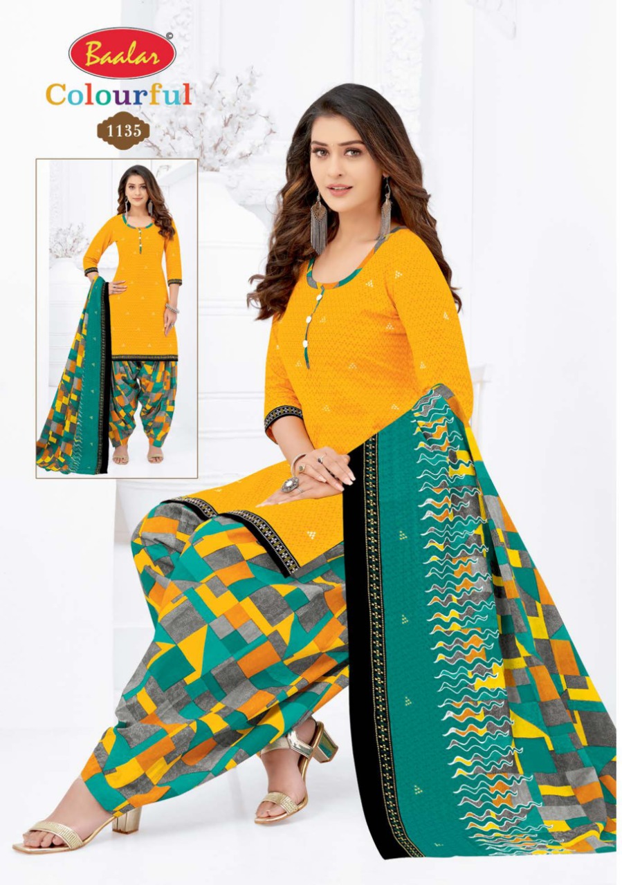 Baalar Colourful Vol-11 Wholesale Pure Cotton Dress Material