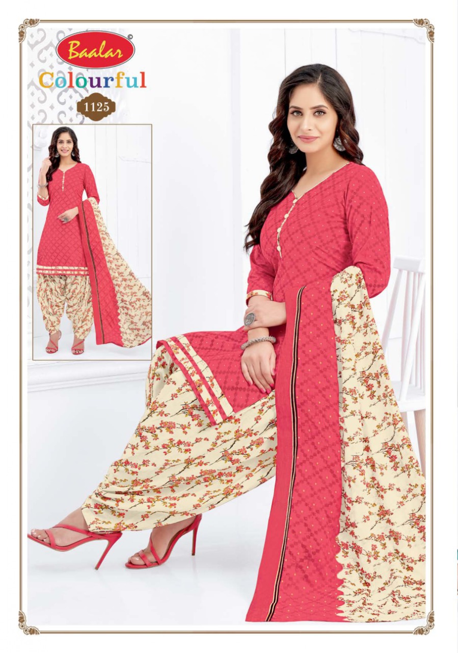 Baalar Colourful Vol-11 Wholesale Pure Cotton Dress Material