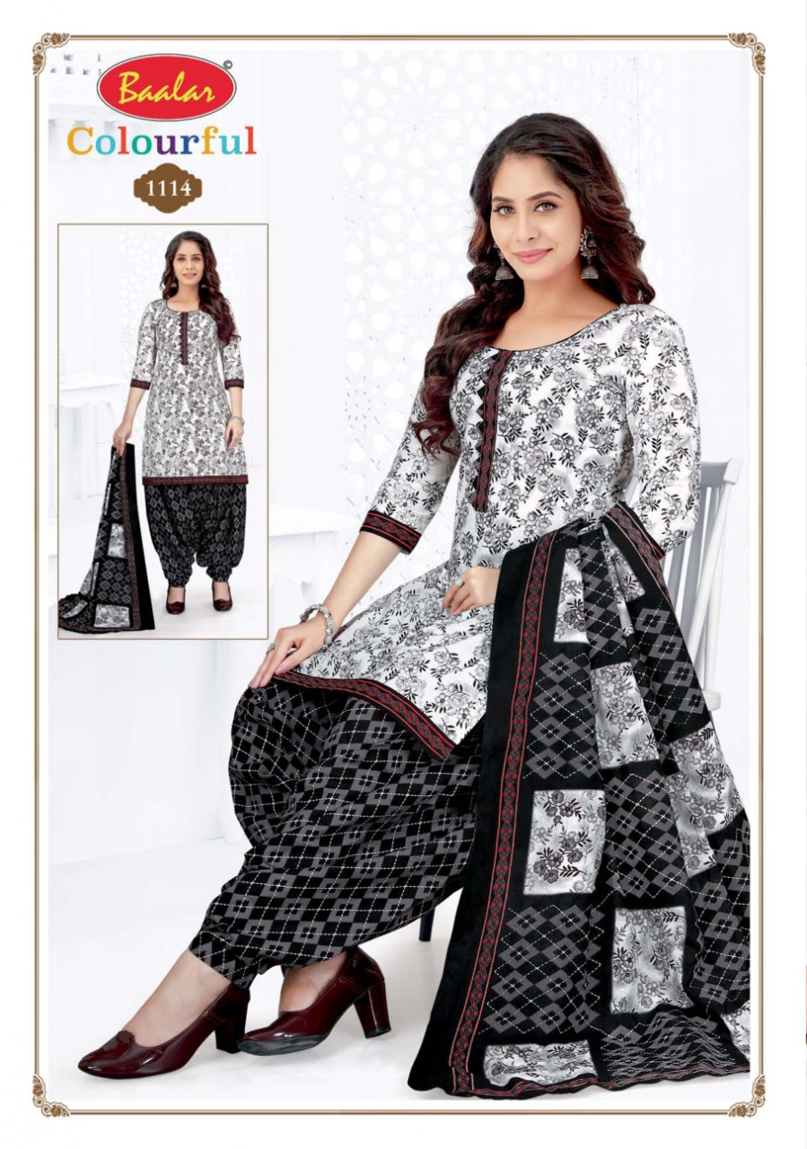 Baalar Colourful Vol-11 Wholesale Pure Cotton Dress Material