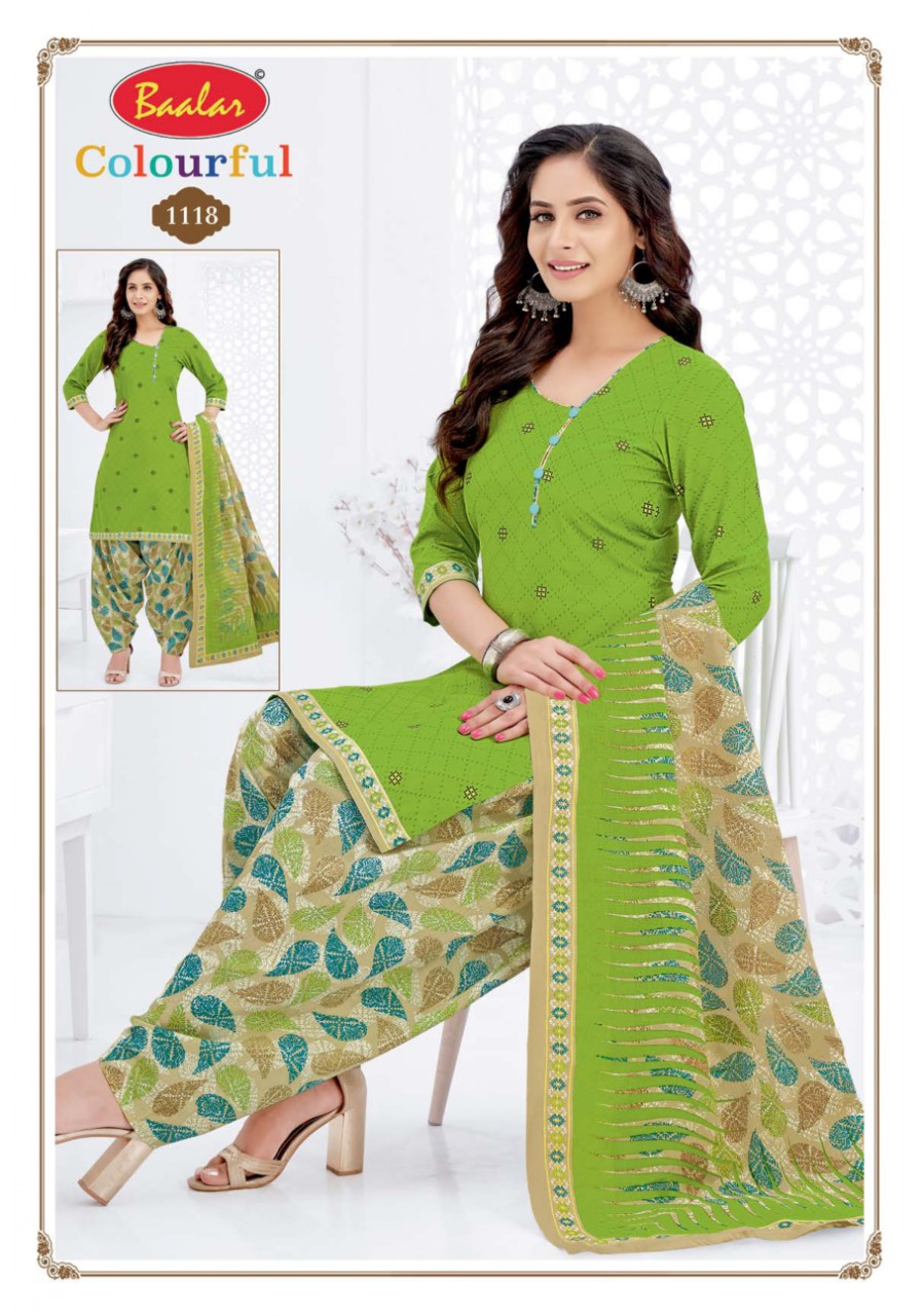 Baalar Colourful Vol-11 Wholesale Pure Cotton Dress Material