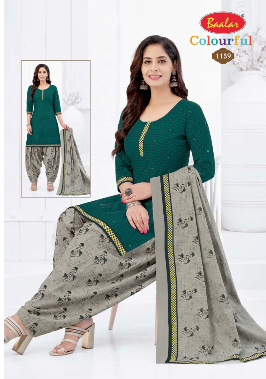 Baalar Colourful Vol-11 Wholesale Pure Cotton Dress Material