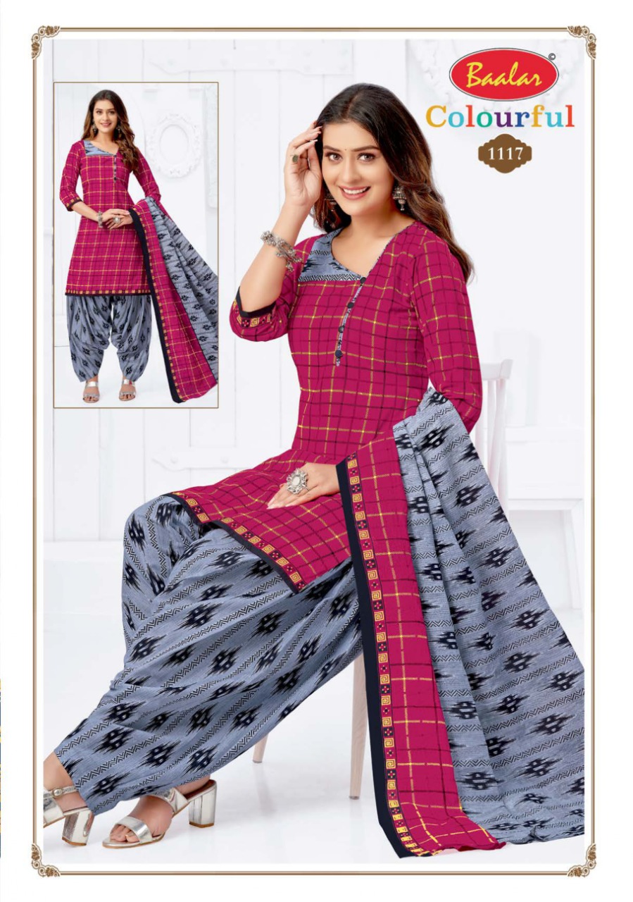 Baalar Colourful Vol-11 Wholesale Pure Cotton Dress Material