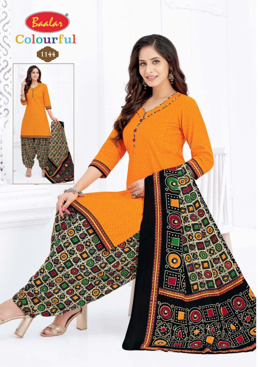 Baalar Colourful Vol-11 Wholesale Pure Cotton Dress Material