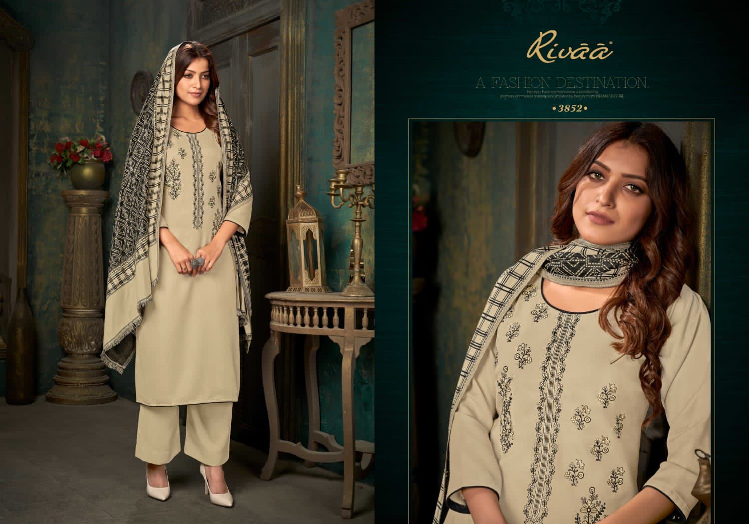 Rivaa Yasmin Vol-3 Wholesale Heavy Pashmina Winter Dress Material