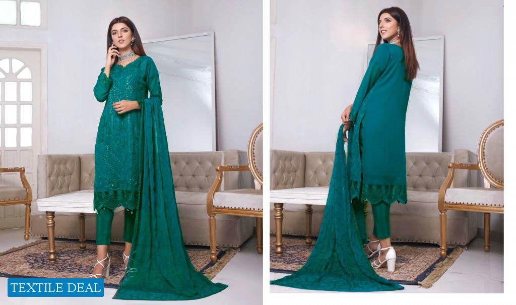 Rana Arts Dastaan Wholesale Embroidery Chiffon Collection