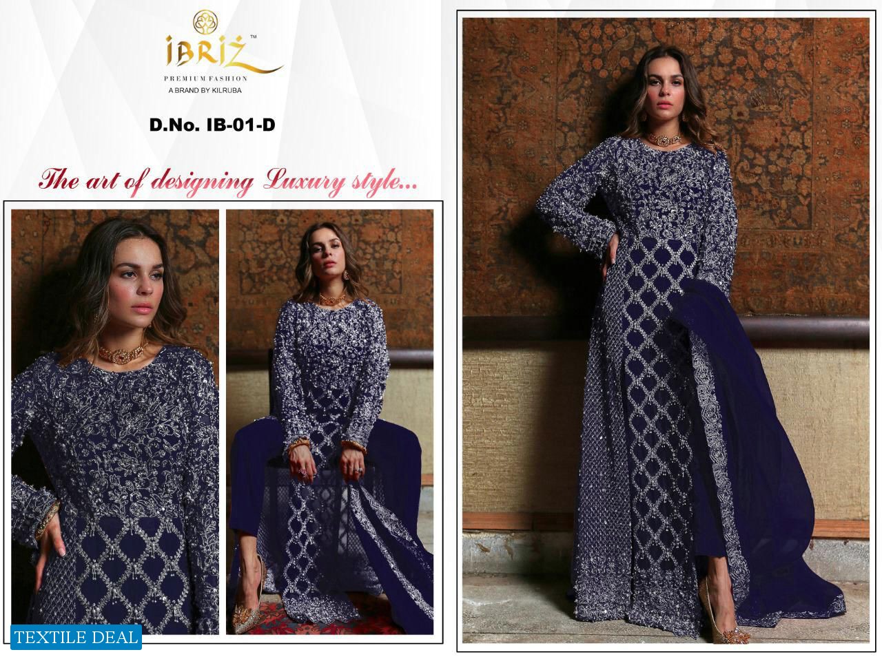 Ibriz IB-01 Colour Wholesale Pakistani Concept Dress