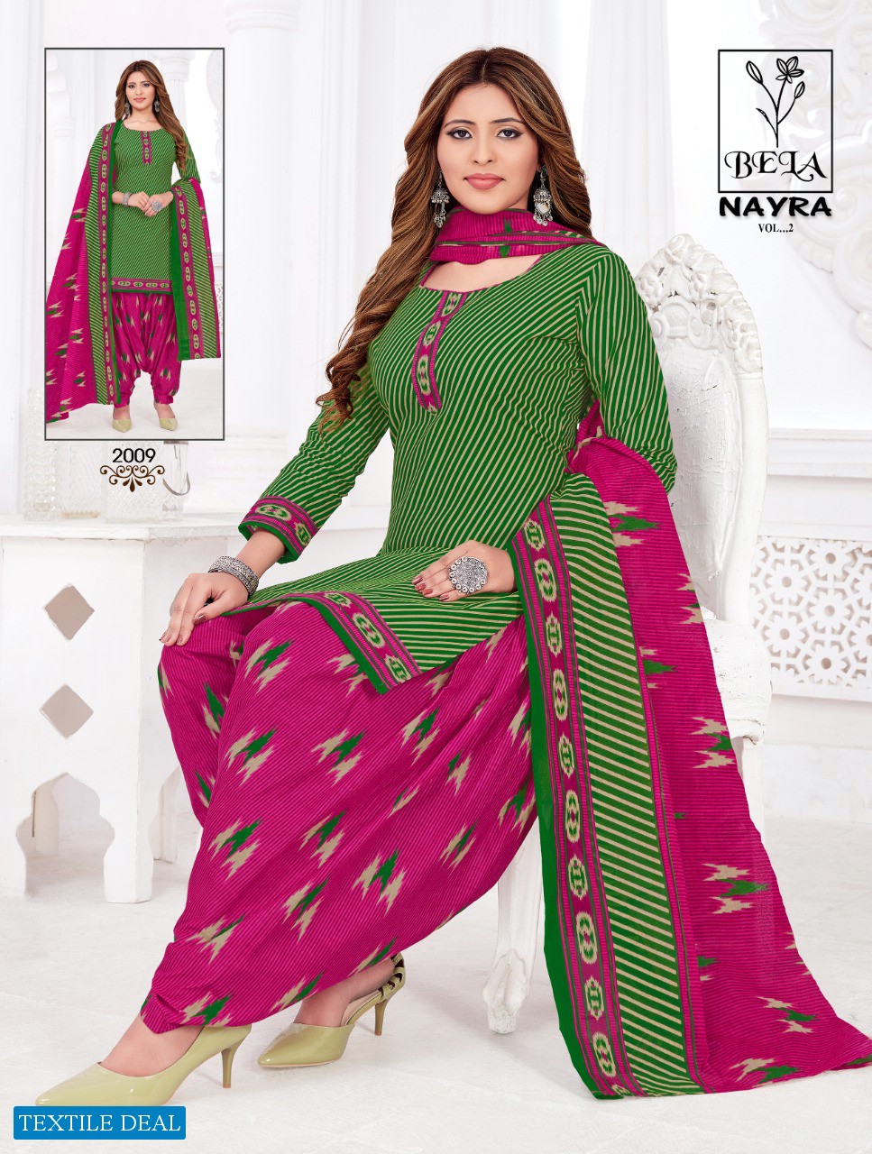 Jash Bela Nayra Vol-2 Wholesale Cotton Printed Dress Material