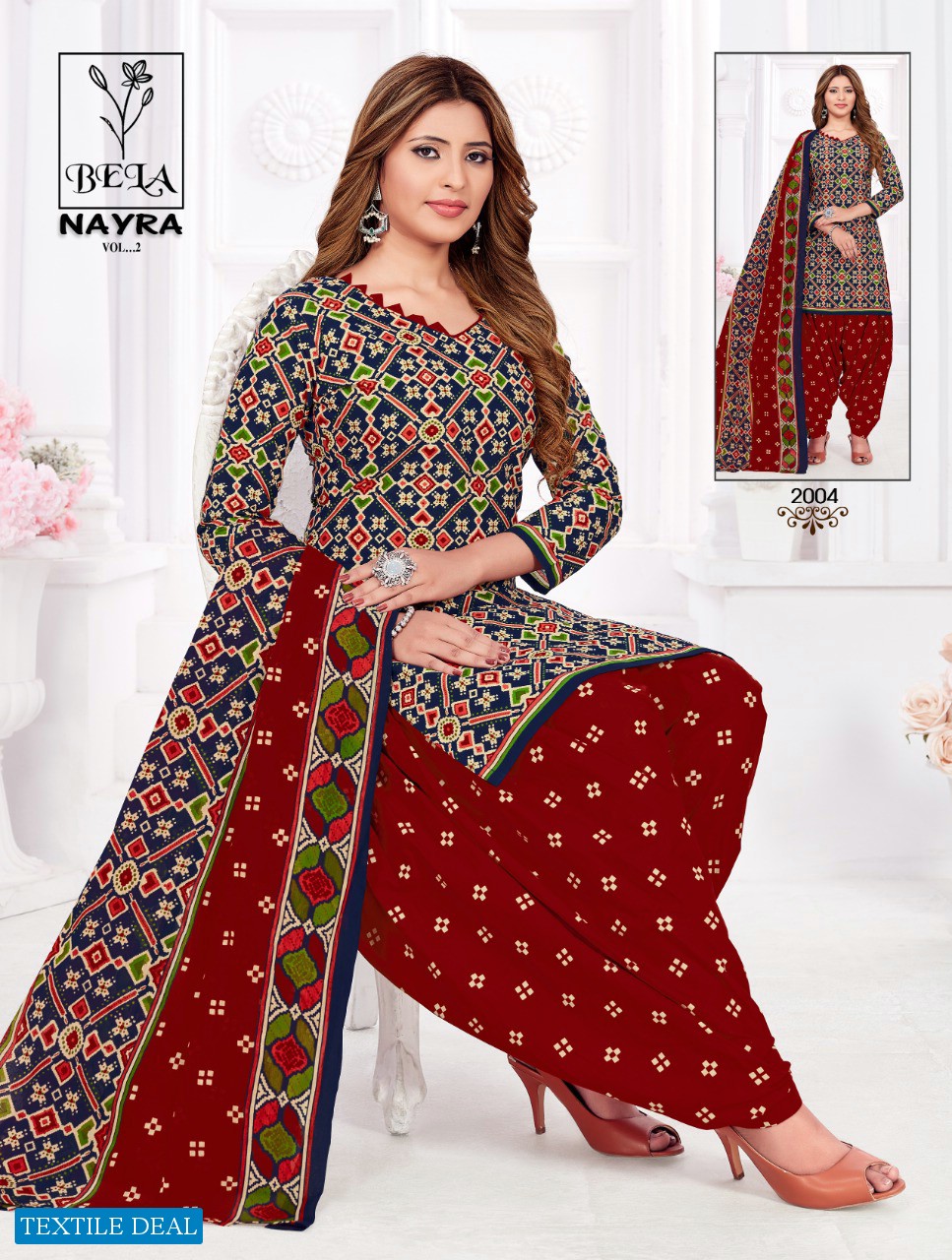 Jash Bela Nayra Vol-2 Wholesale Cotton Printed Dress Material