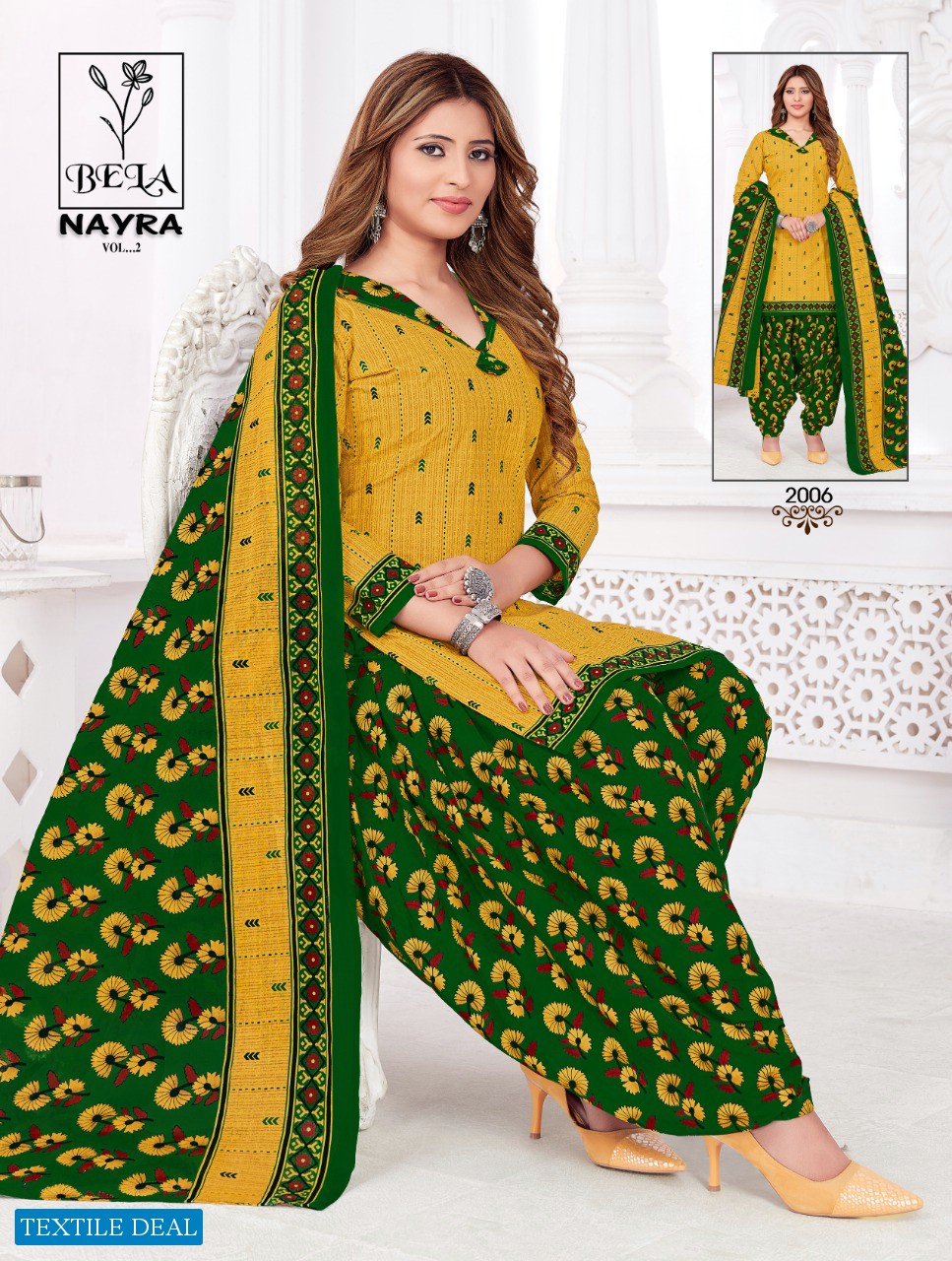 Jash Bela Nayra Vol-2 Wholesale Cotton Printed Dress Material