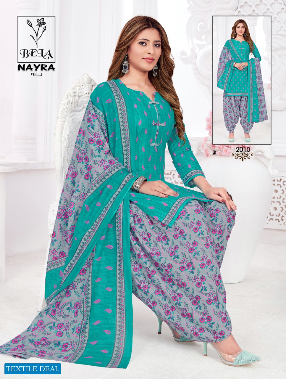 Jash Bela Nayra Vol-2 Wholesale Cotton Printed Dress Material