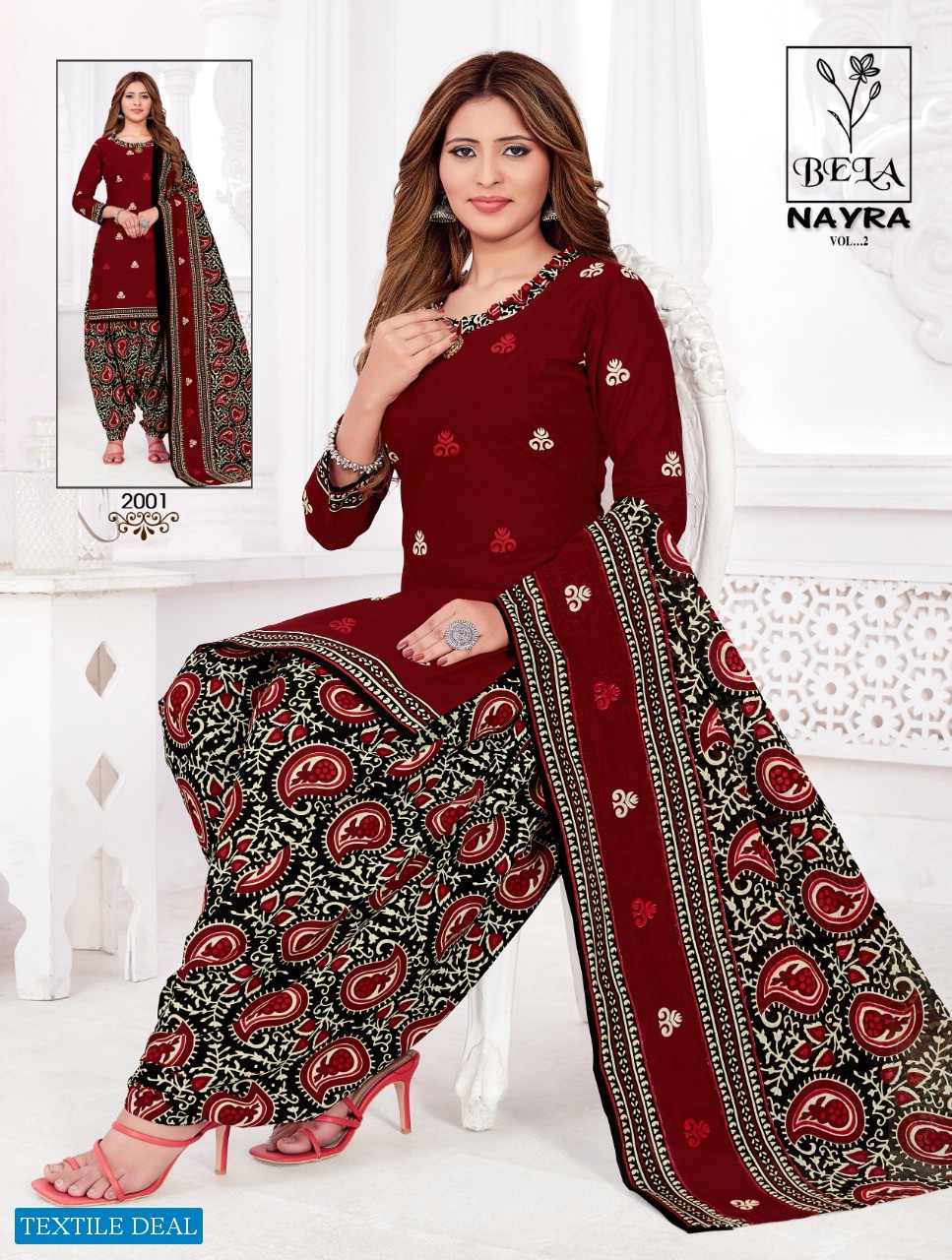 Jash Bela Nayra Vol-2 Wholesale Cotton Printed Dress Material