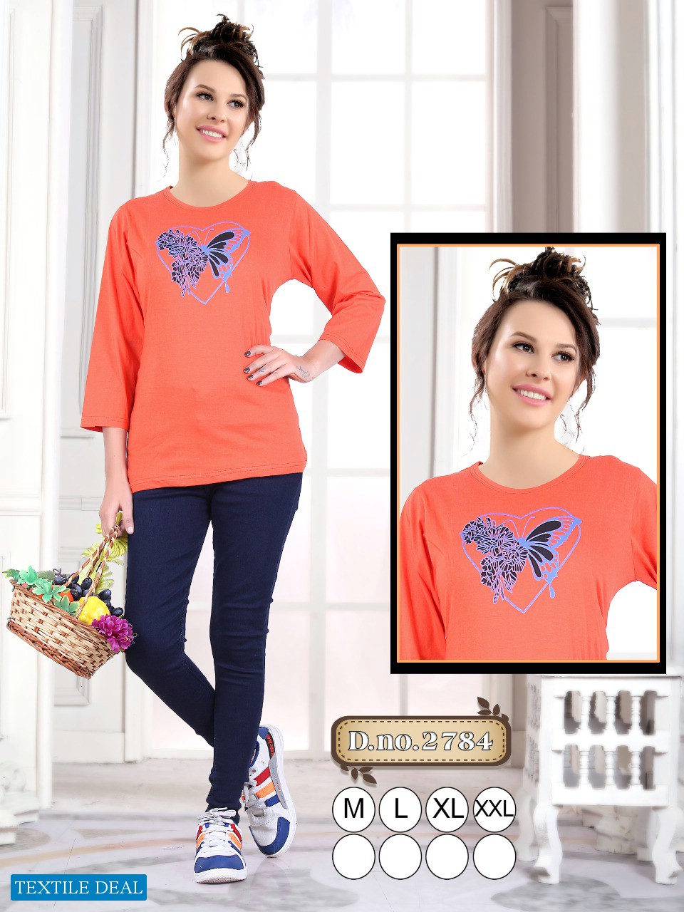 Kavyansika Full Slevee T-Shirt Nx Wholesale Night T-shirts