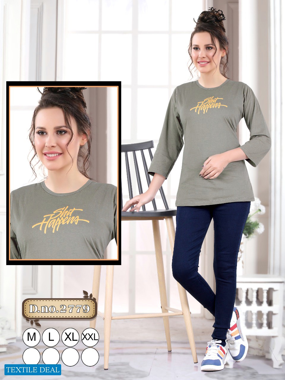 Kavyansika Full Slevee T-Shirt Nx Wholesale Night T-shirts