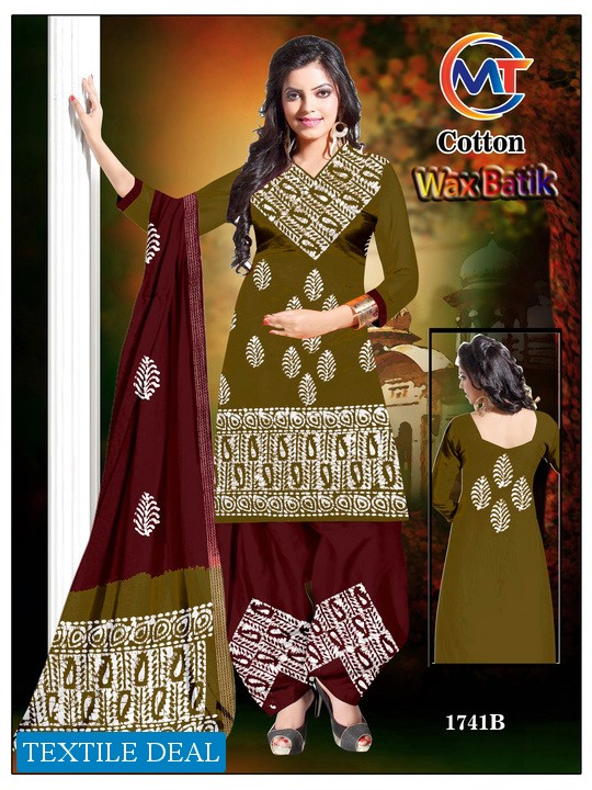 MT Wax Batik Wholesale Cotton Printed Dress Material