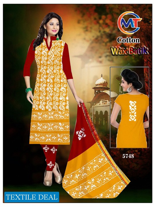 MT Wax Batik Wholesale Cotton Printed Dress Material