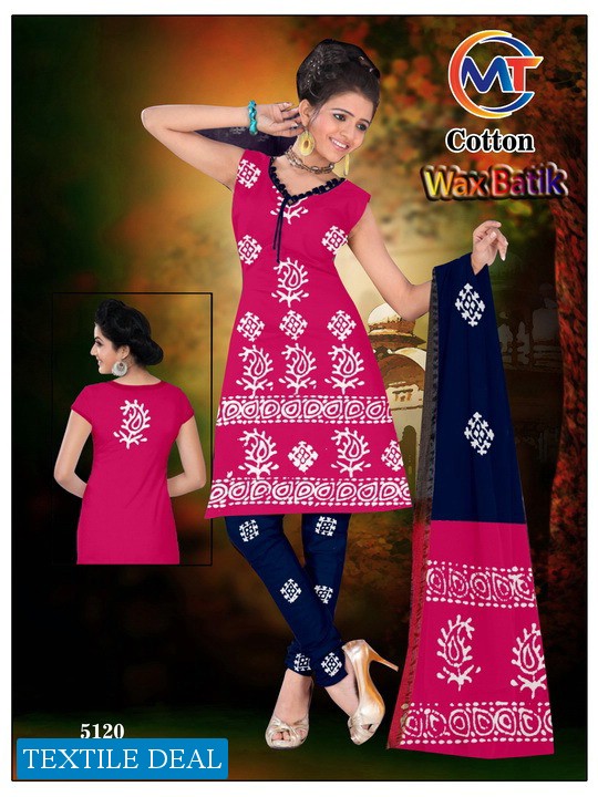 MT Wax Batik Wholesale Cotton Printed Dress Material