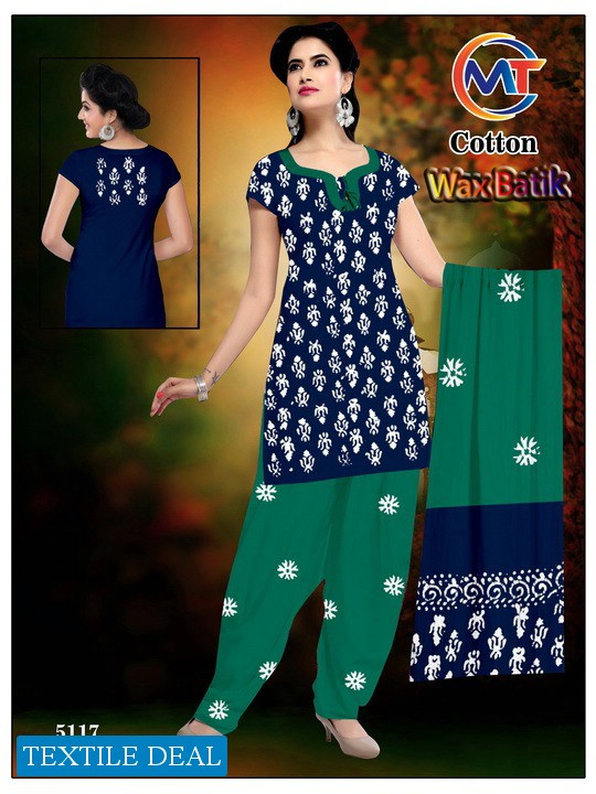 MT Wax Batik Wholesale Cotton Printed Dress Material