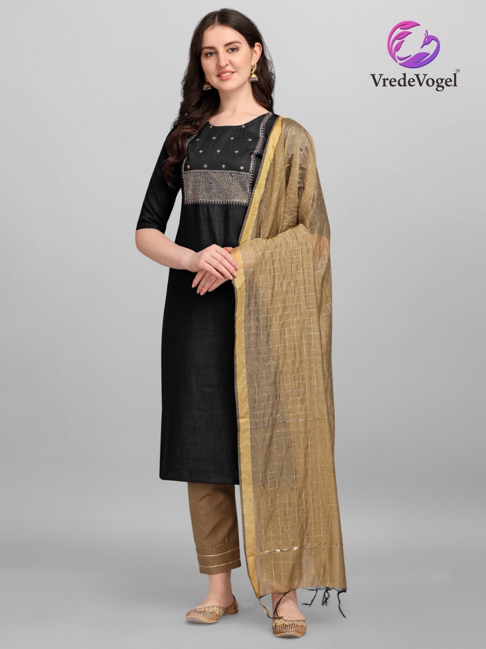 Vrede Vogel Riti Riwaz Wholesale 3 Piece Readymade Dress