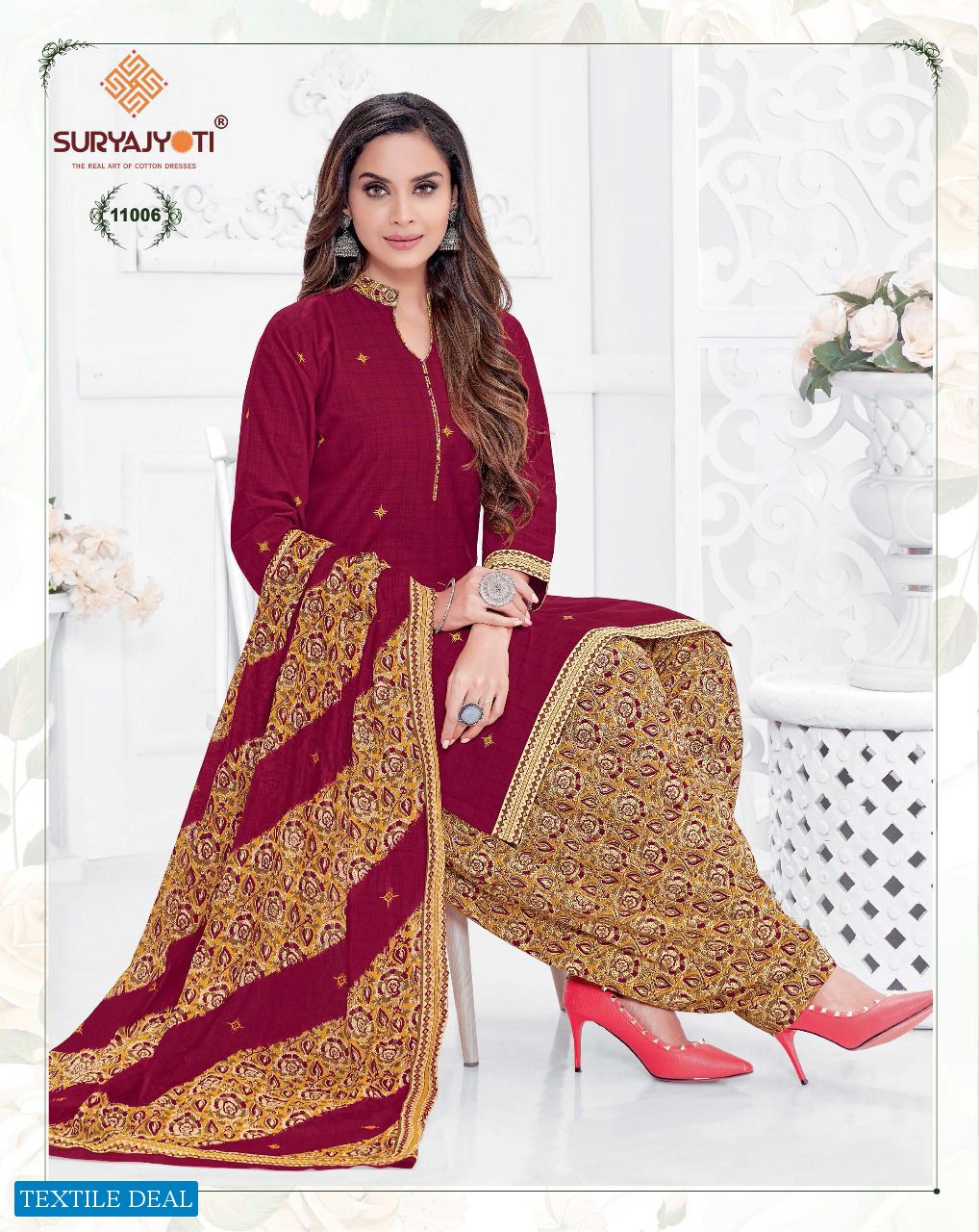 SURYAJYOTI SUI DHAGA VOL 11 READYMADE GOOD QUALITY PATIYALA SUITS AT BEST RATES