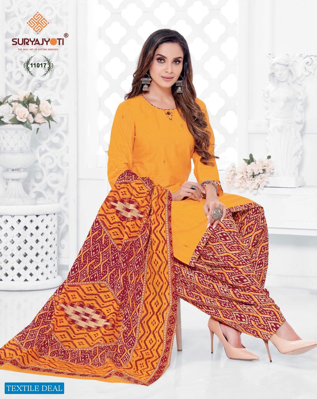 SURYAJYOTI SUI DHAGA VOL 11 READYMADE GOOD QUALITY PATIYALA SUITS AT BEST RATES