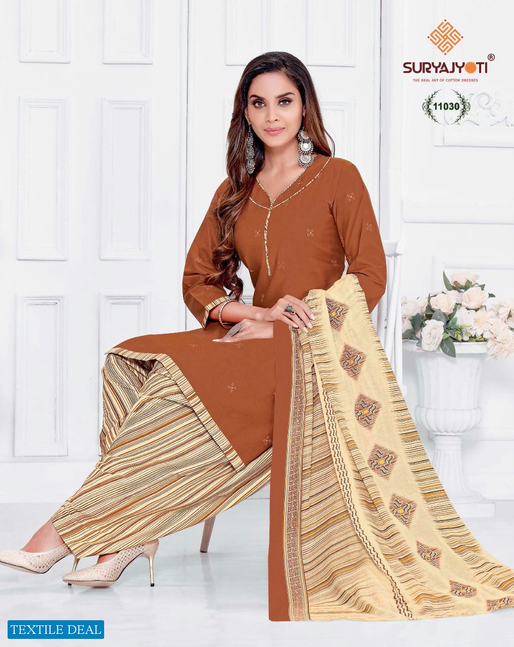 SURYAJYOTI SUI DHAGA VOL 11 READYMADE GOOD QUALITY PATIYALA SUITS AT BEST RATES