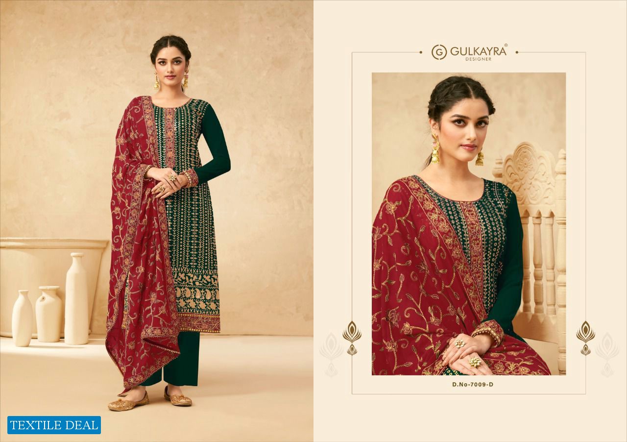 Gulkayra Sonam Gold Wholesale Straight Long Salwar kameez