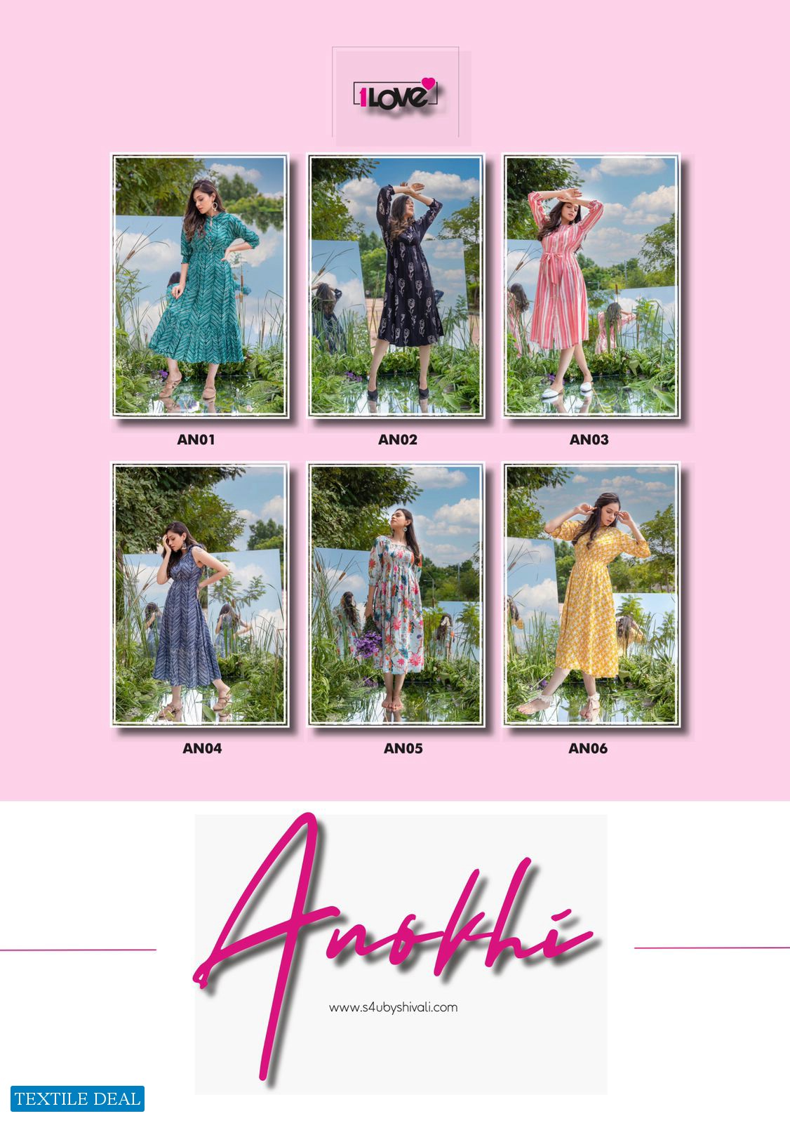 1Love Anokhi Wholesale Fancy Long Kurtis