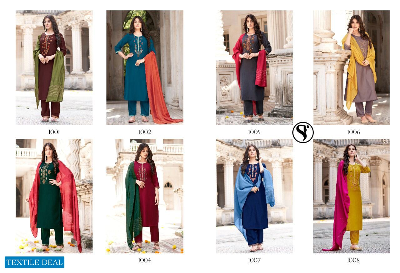 Sweety Rome Wholesale Fancy Silk Kurti With Dupatta And Pants Catalogs