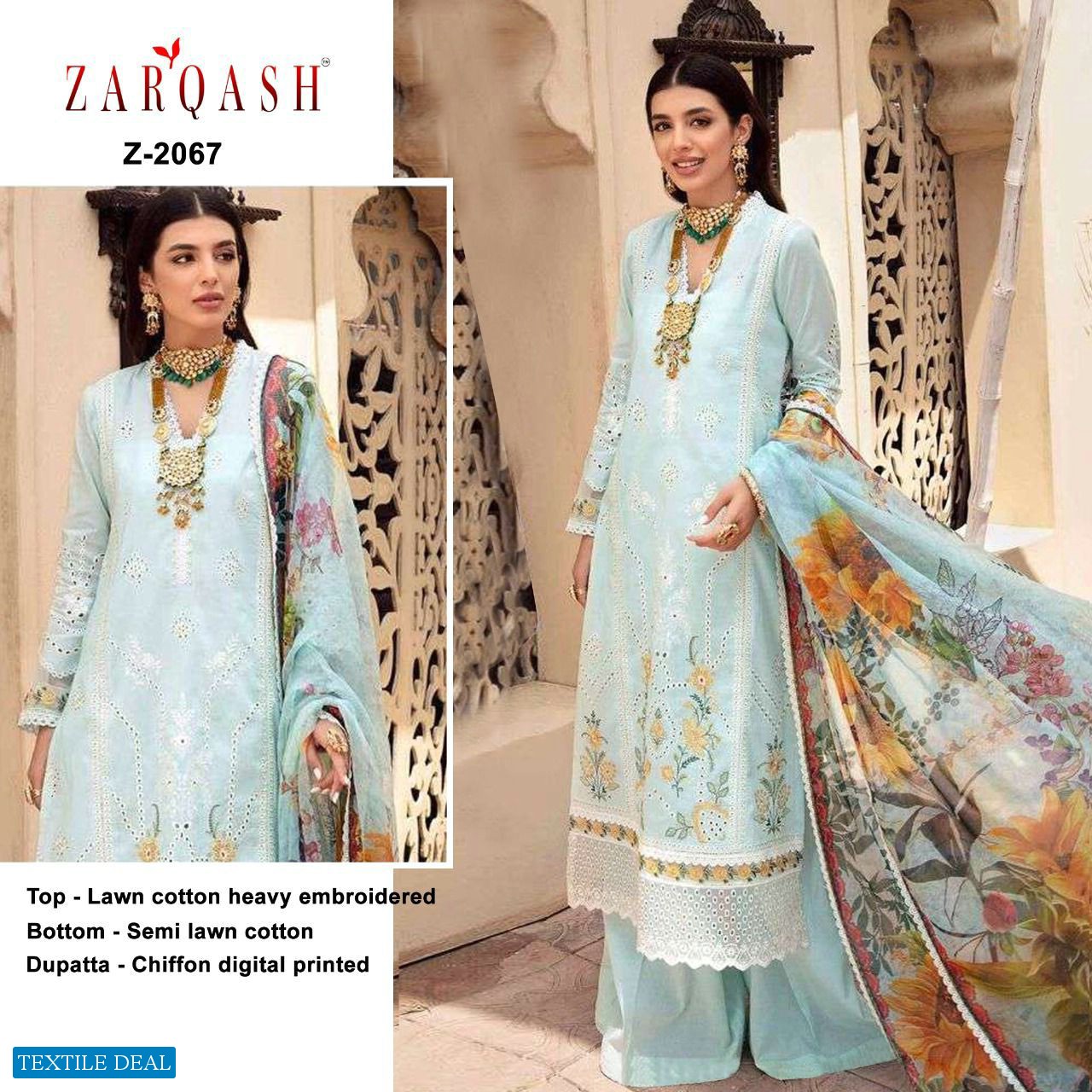 Zarqash Mah E Noor Wholesale Pakistani Concept Dress