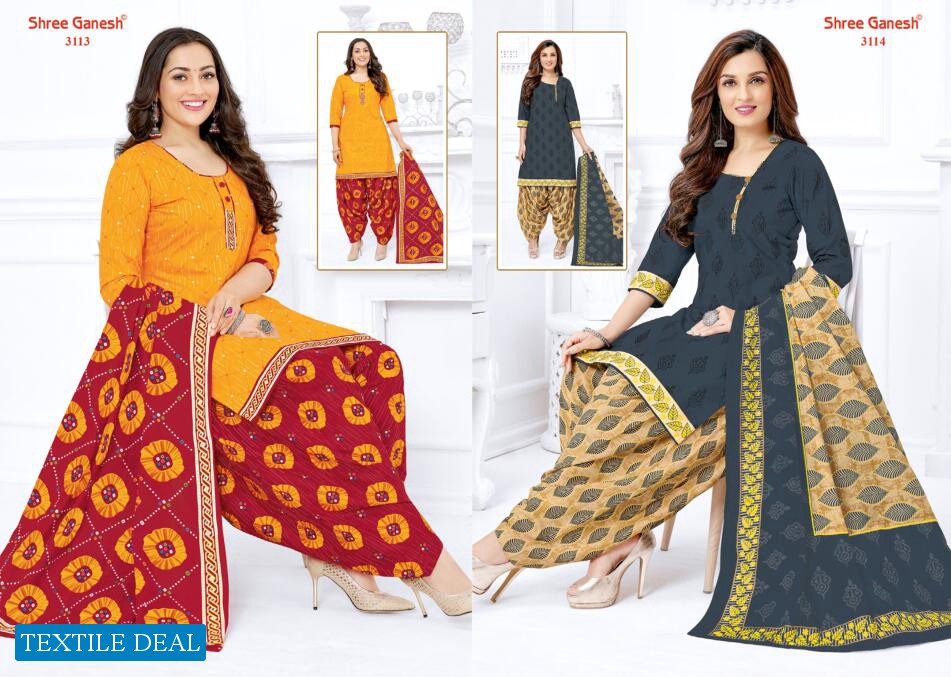 Shree Ganesh Hansika Vol-11 Wholesale Cotton Fabrics Readymade Dress