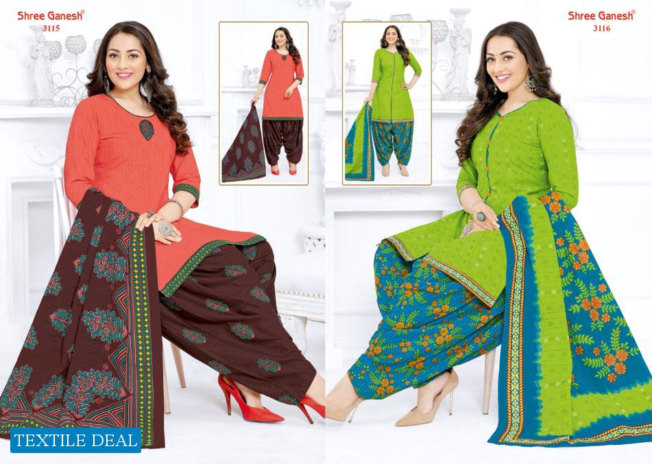 Shree Ganesh Hansika Vol-11 Wholesale Cotton Fabrics Readymade Dress