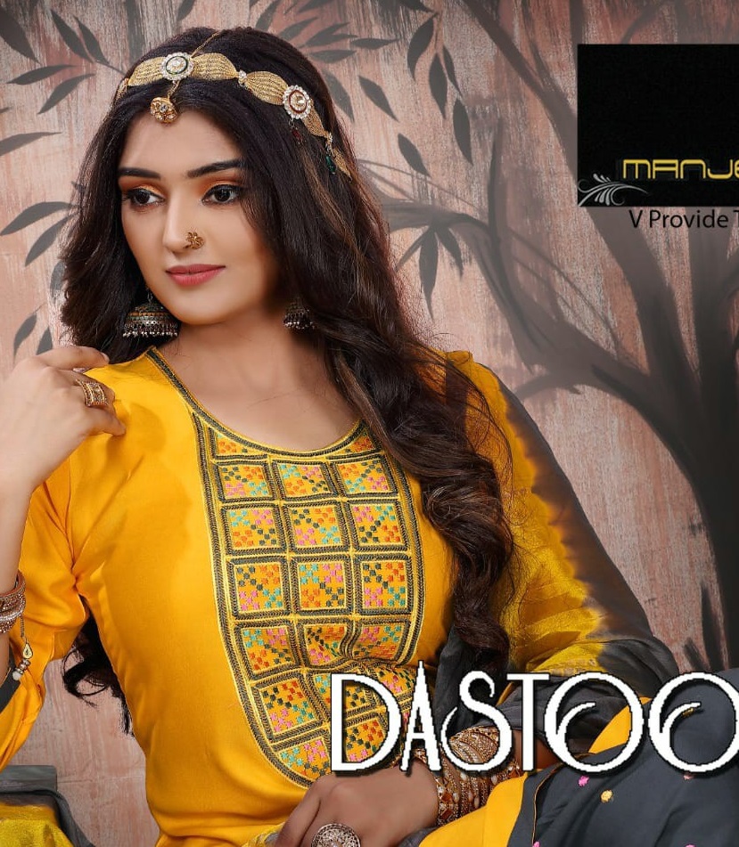 Manjeera Dastoor Wholesale Reyon Work Readymade Dress