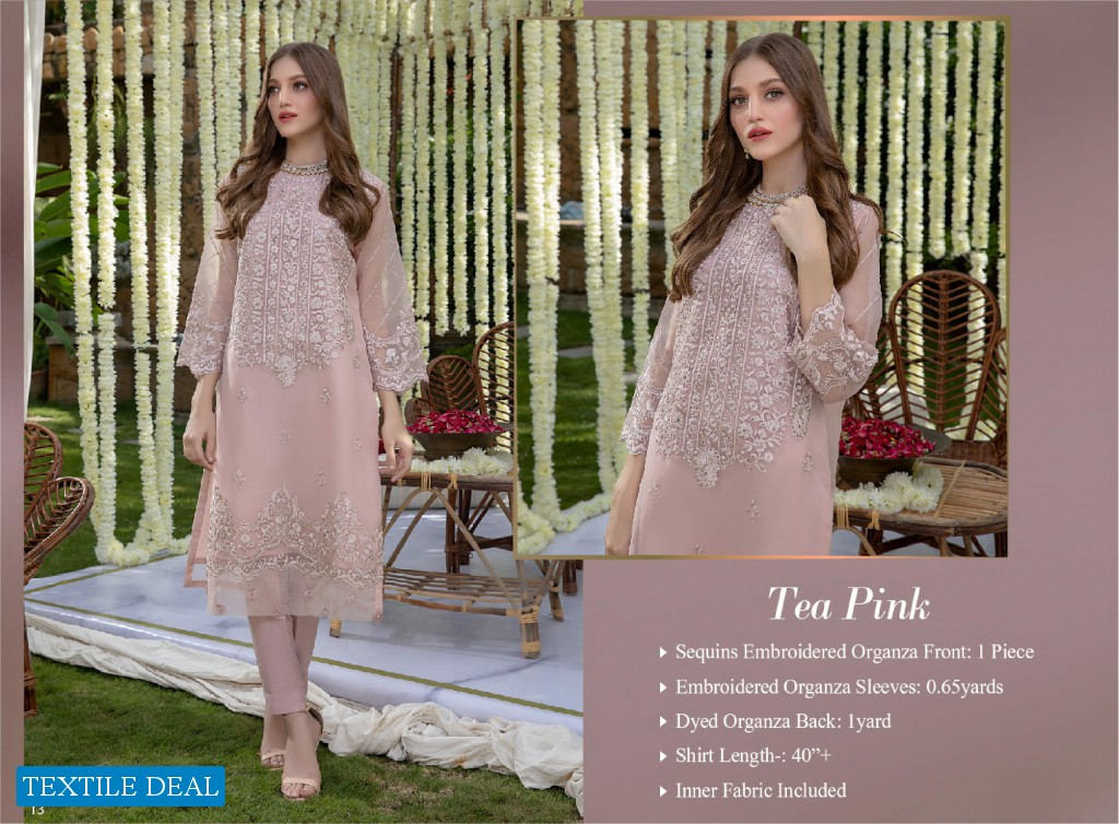 Azure Luxury Formal Unstiched Shirt Pakistani Catalog