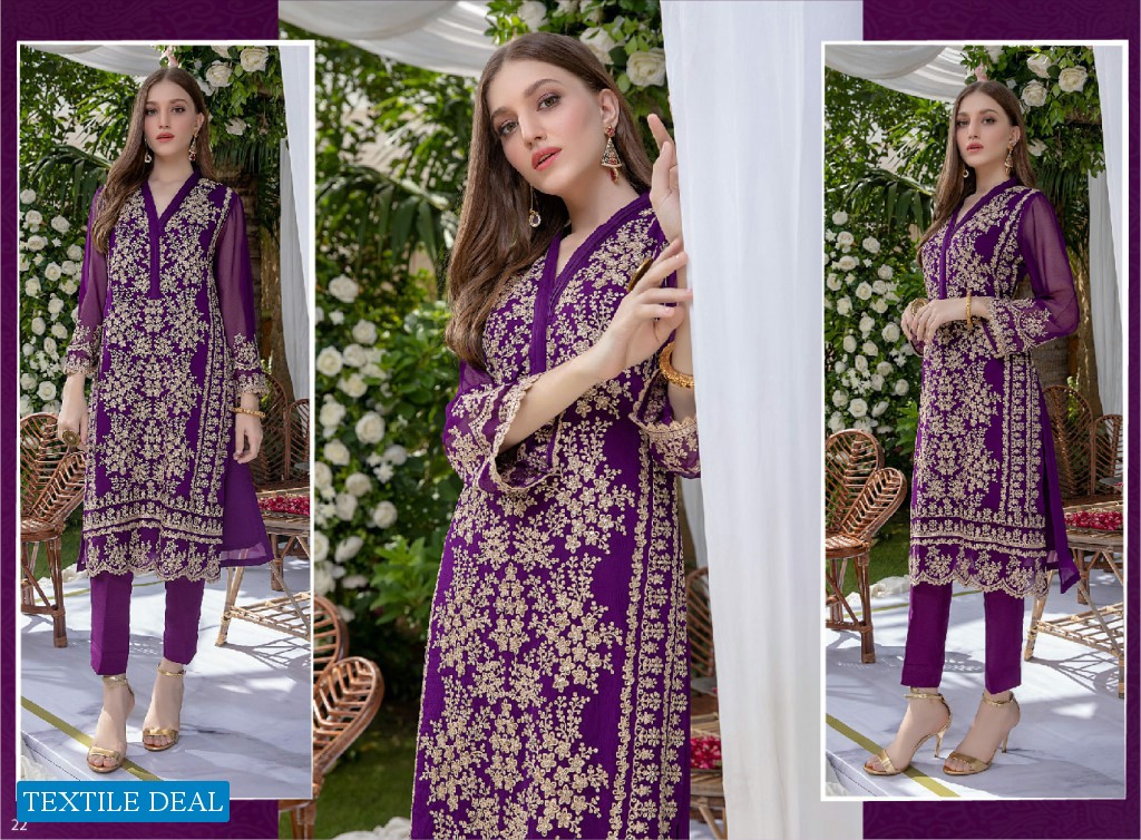 Azure Luxury Formal Unstiched Shirt Pakistani Catalog