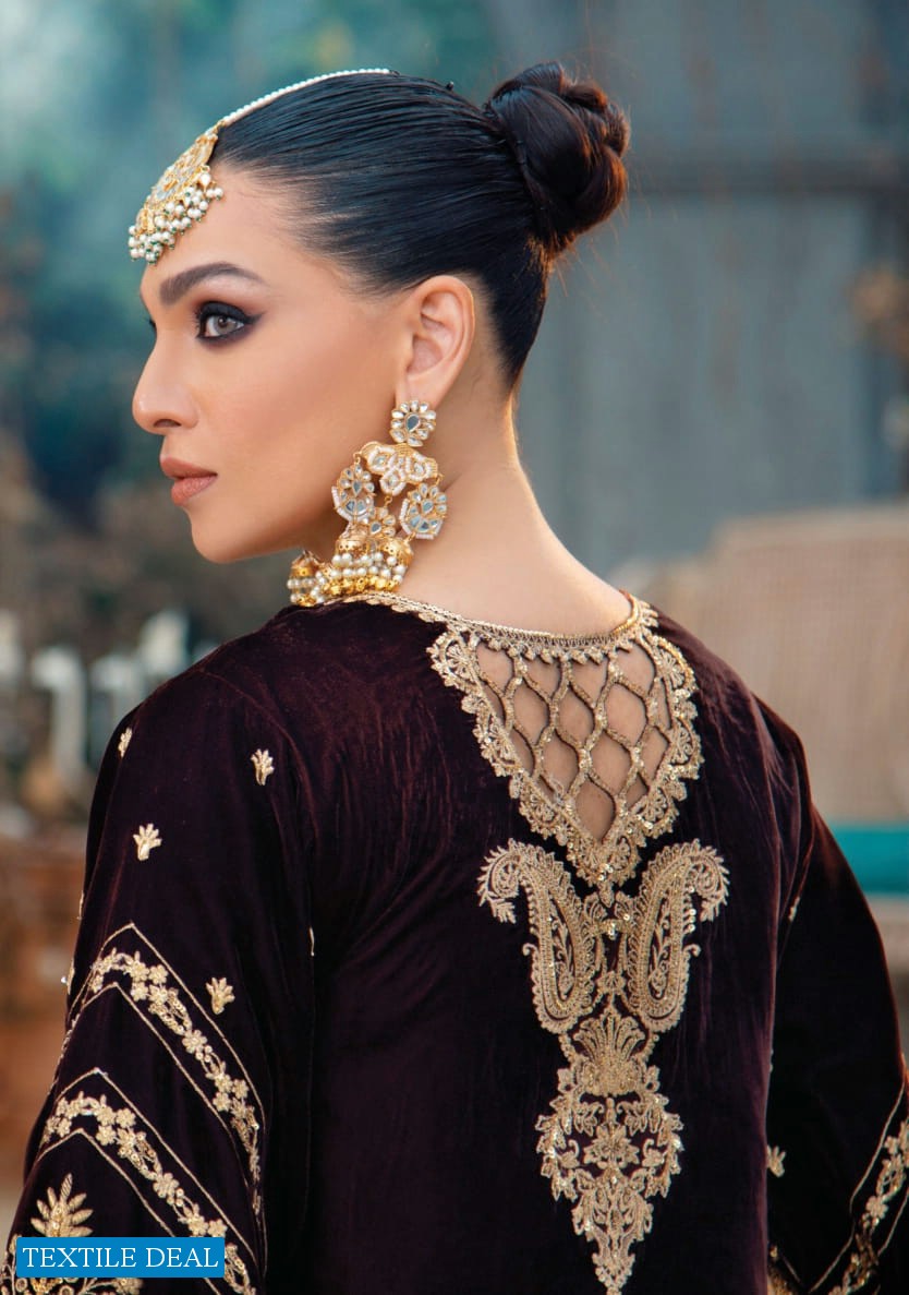 Anaya By Kiran Chaudhry Velour De Fete 21 Unstiched Velvet Luxury Collection 2021